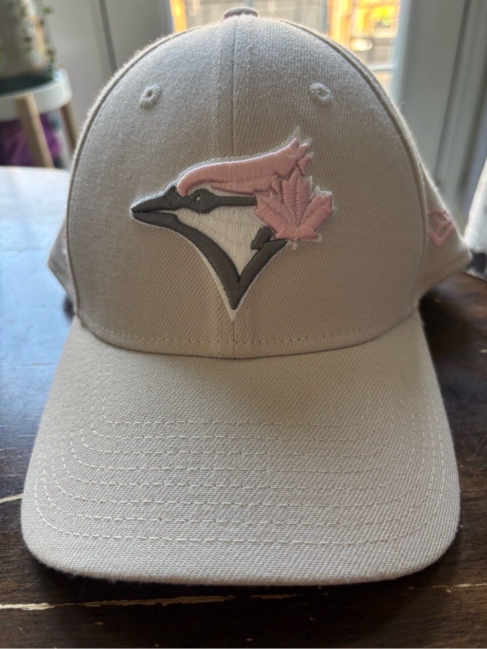 Toronto Blue Jays Pink/Beige Gray Logo Mothers Day Baseball Cap